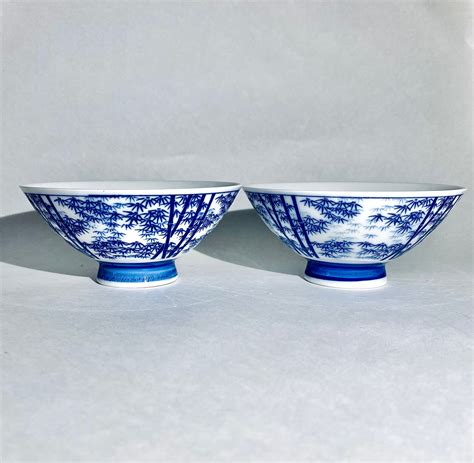 Are Of 2 Vintage Authentic Japanese Porcelain Rice Bowls Etsy