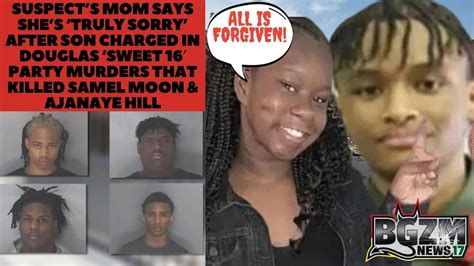 Suspects Mom Says Shes ‘truly Sorry After Son Charged In Douglas ‘sweet 16′ Party Murders