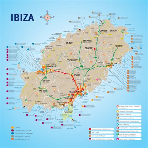 Ibiza Beaches Map