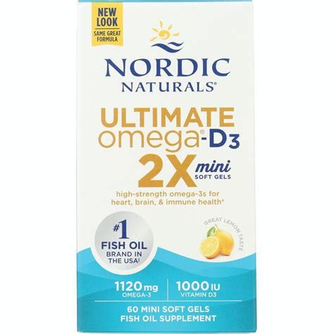 nordic naturals ultimate omega 2x lemon 2150 mg 120 softgels
