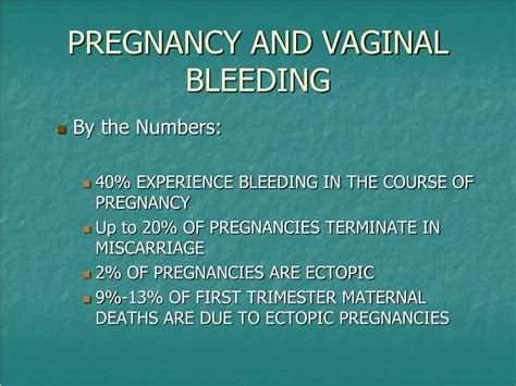 ppt vaginal bleeding in pregnancy powerpoint presentation free download id 6498175