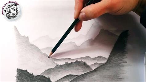 Mas Tecnicas De Dibujo A Lapiz Cómo Dibujar Paisajes Y Montañas