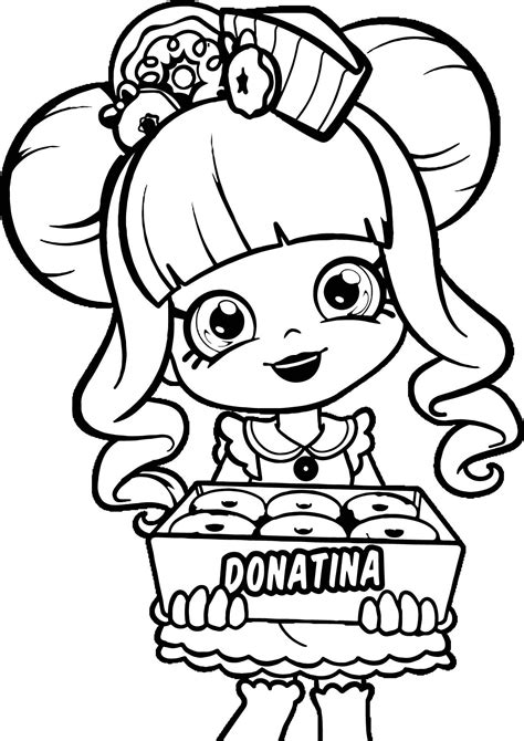 Shopkins Coloring Pages For Girls At Free Printable
