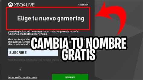 Comó Cambiar Gratis Tu Gamertag De Xbox One Muy Facil Nuevo Youtube