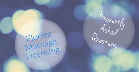Getting Your Florida Massage License Faq Advanced Massage Techniques