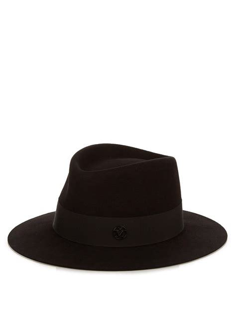 Maison Michel Rose Straw Hat In Black Natural Save 9 Lyst