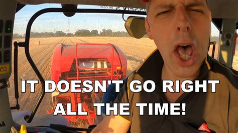 Trying To Bale Barley Straw Baler Trouble Youtube