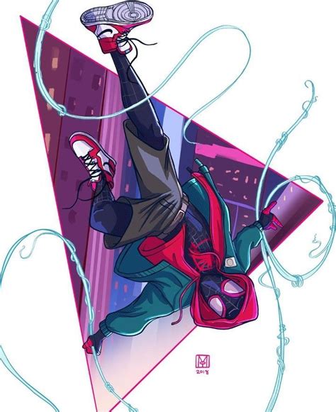 Miles Morales Ultimate Spider Man Into The Spider Verse Spider