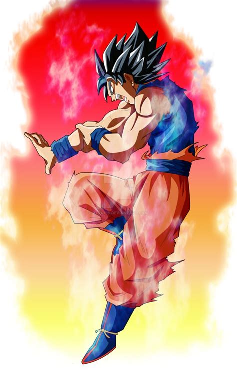 Goku Limit Break Form Aura Effects 2 By Al3x796 Anime Dragon Ball