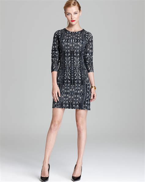 Magaschoni Cashmere Graphic Print Dress Bloomingdales
