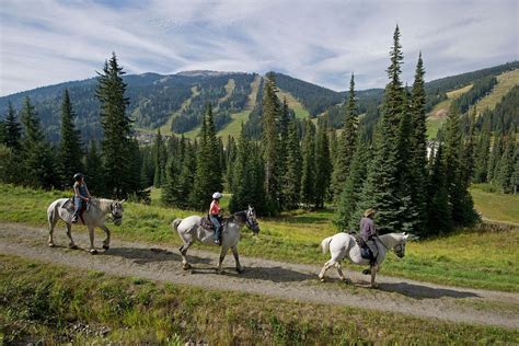 Horseback Trail Rides Sun Peaks Resort