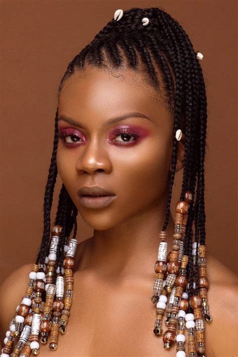 For example, you can use beads with cornrows, box braids, crochet braids, bob hairstyles, havana twists, etc. These Beaded Braid Hairstyles Will Leave You Mesmerized ...