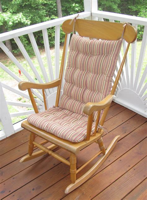 Patio chairs, swings & benches └ patio & garden furniture └ yard, garden & outdoor living items └ home & garden all categories antiques art automotive baby books business & industrial cameras & photo cell phones & accessories clothing. Rocking Chair Cushion Sets and More - CLEARANCE!!