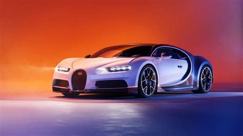 Two Tone Bugatti Chiron 4k Wallpaperhd Cars Wallpapers4k Wallpapers