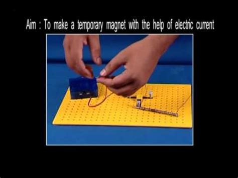 It is a temporary magnet. Science Experiments - To Make A Temporary Magnet With The ...