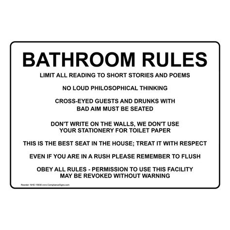 Mens Bathroom Etiquette Signs Bathroom Design