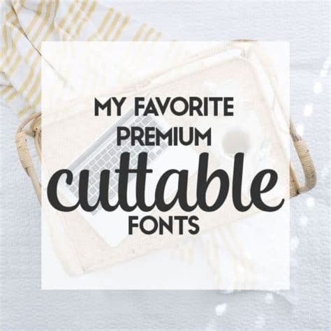Best Cutable Cursive Fonts For Silhouette And Eclips