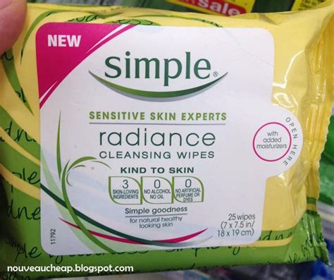 Spotted New Simple Foaming Cleanser And Radiance Cleansing Wipes