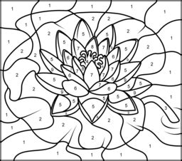 Light green = 1 dark green = 2 red = 3 pink = 4. Flowers Coloring Online