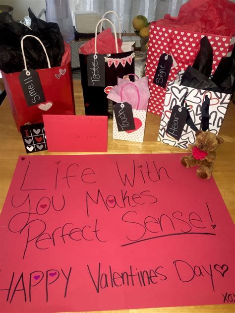 When it comes to ideating valentine's day gifts for men, there needs to be a little strategy involved to get the right present for your guy in particular. 5 Senses Gift for him! Happy Valentine's Day babe♥️ | Diy ...