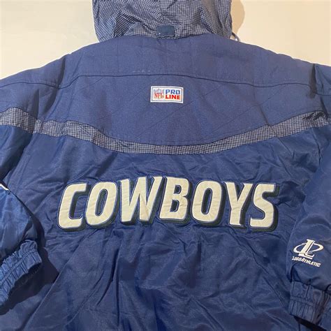 Dallas Cowboys Nfl Pro Line Jacket 90s Vintage Starter Etsy
