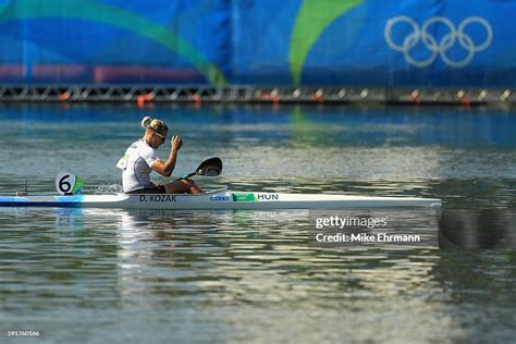 Danuta Kozak Of Hungary Competes During The Womens Kayak Single 500m