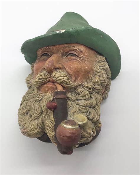 Vintage Green Bearded Wizened Old Man Distressed Wall Decor Etsy