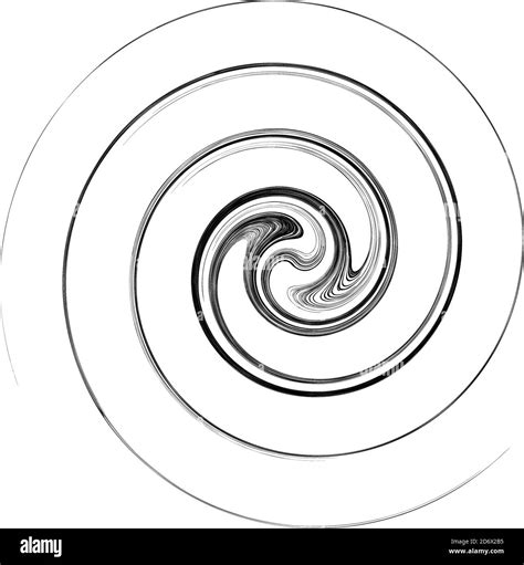 Curva Girada Voluta Forma Helix Elemento De Diseño Espiral Espiral Y