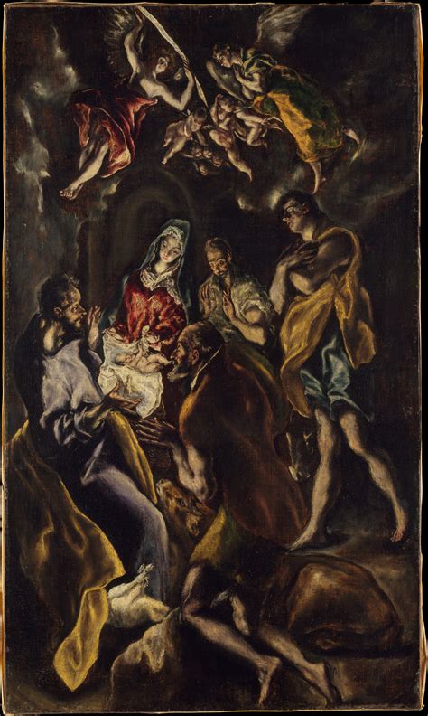 The Adoration Of The Shepherds El Greco