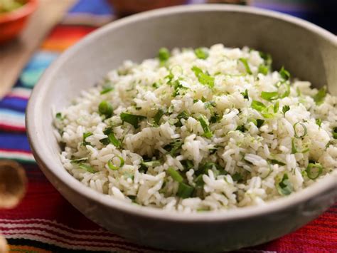 Stir in rice, chicken broth, and 1 tablespoon lime juice. Lime Cilantro Rice Recipe | Valerie Bertinelli | Food Network