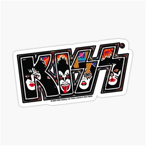 kiss ® rock music band rock and roll over style 3 sticker for sale by musmus76 redbubble
