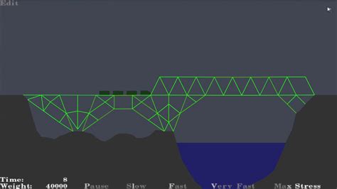 Bridge Building Game V125 Old Maps Level 12 Youtube