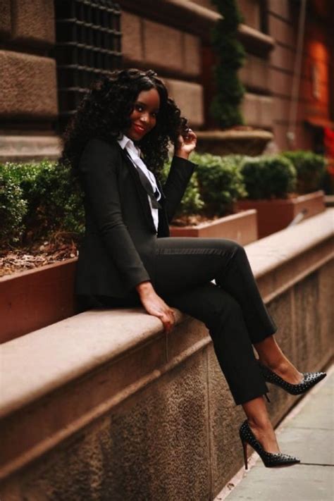 Dress Business Black Women Informal Wear Business Casual Outfits