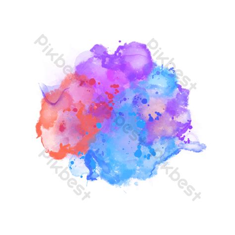 Watercolor Splash Rainbow Splash Png Images Psd Free Download Pikbest