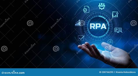 Rpa Robotic Process Automation Innovation Business Technology Concept