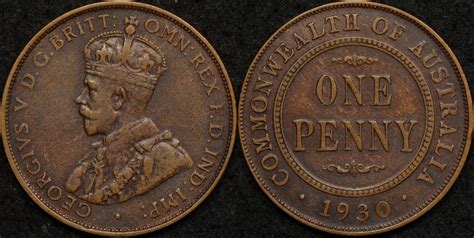 Pennies) or a unit of currency (pl. I've found an Australian 1930 Penny, Is it Real or Fake ...