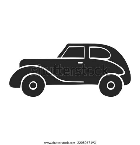 Hand Drawn Vintage Car Vector Illustration Stock Vector Royalty Free