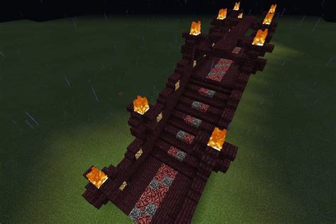 Nether Bridge Build Minecraft Amino