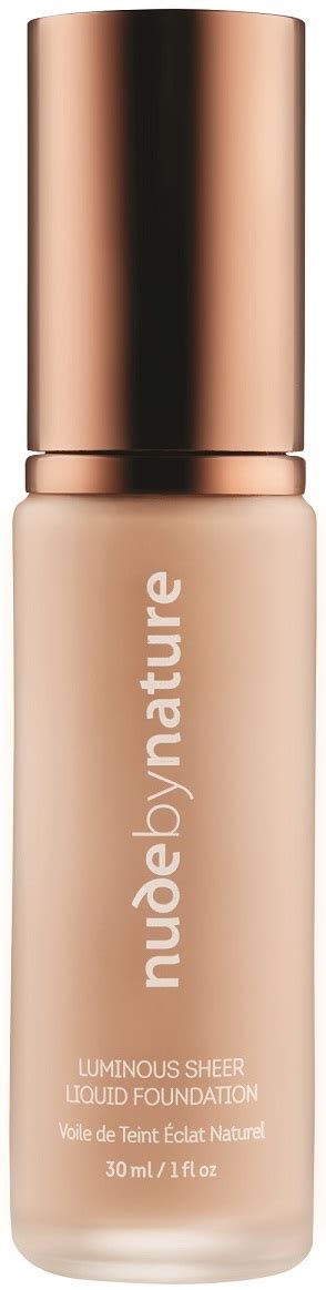 Nude By Nature Luminous Sheer Liquid Foundation 30ml N1 Shell Beige