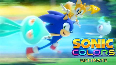 Sonic Colors Ultimate Intro Title Screen 4k60fps Youtube