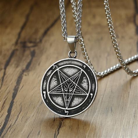 Sigil Of Lucifer “seal Of Satan” Pendant Necklace Aleph Zero