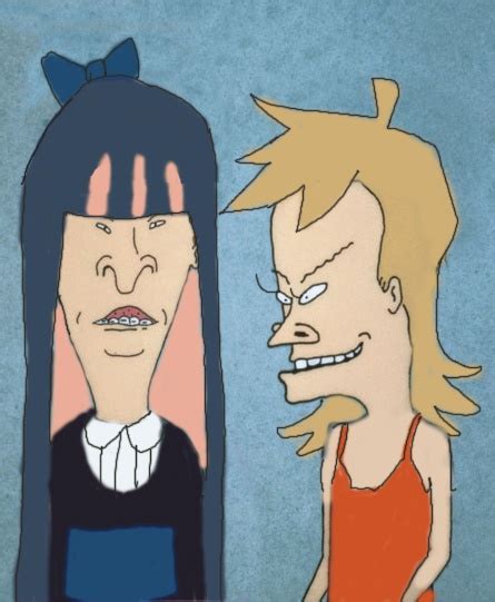 Beavis And Butthead X Panty And Stocking With Garterbelt Fan Art Anime