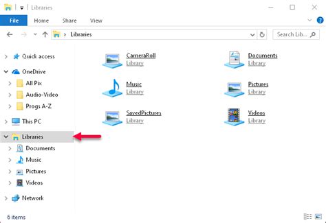 Windows 10 Quick Tips Enabling Libraries Daves Computer How To Move