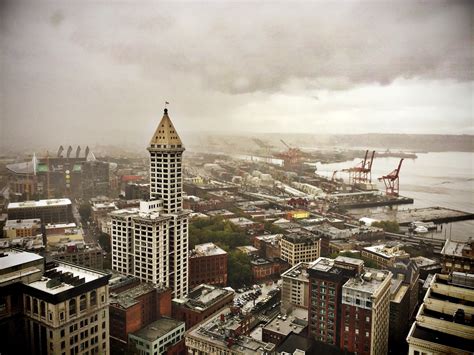 Seattles Historic Smith Tower And An Amazon Occupied Building Sell To