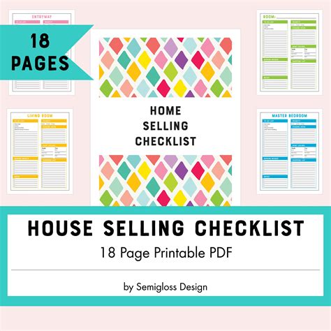 Printable Home Selling Checklist Prepare Your Home For Etsy Uk