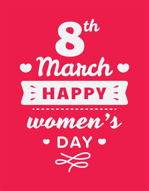 International women's day is celebrated in many countries around the world. Happy Women's Day 191114 Vector Art at Vecteezy