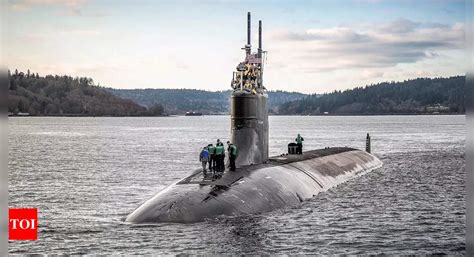 Us Submarine Commander Fired After Crash Into Sea Mountain Times Of India