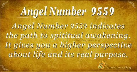 Angel Number 9559 Meaning The Path To Spiritual Awakening