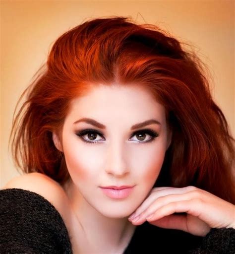 Легкий вечерний макияж для рыжих Redhead makeup Ginger hair