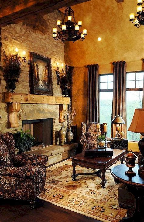 38 Cozy Farmhouse Living Room Decor Ideas Tuscan Living Rooms Tuscan